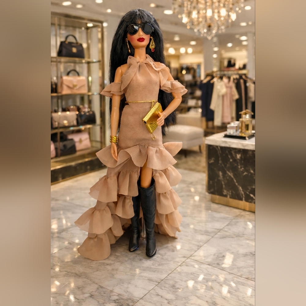 2006 Anna Sui Boho Barbie Restyled in Barbiestyle Brooklyn CM Outfit